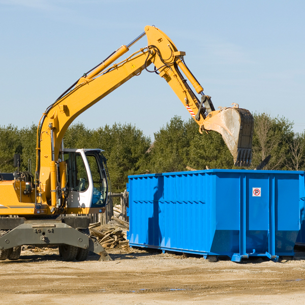 what size residential dumpster rentals are available in Greenwood County SC